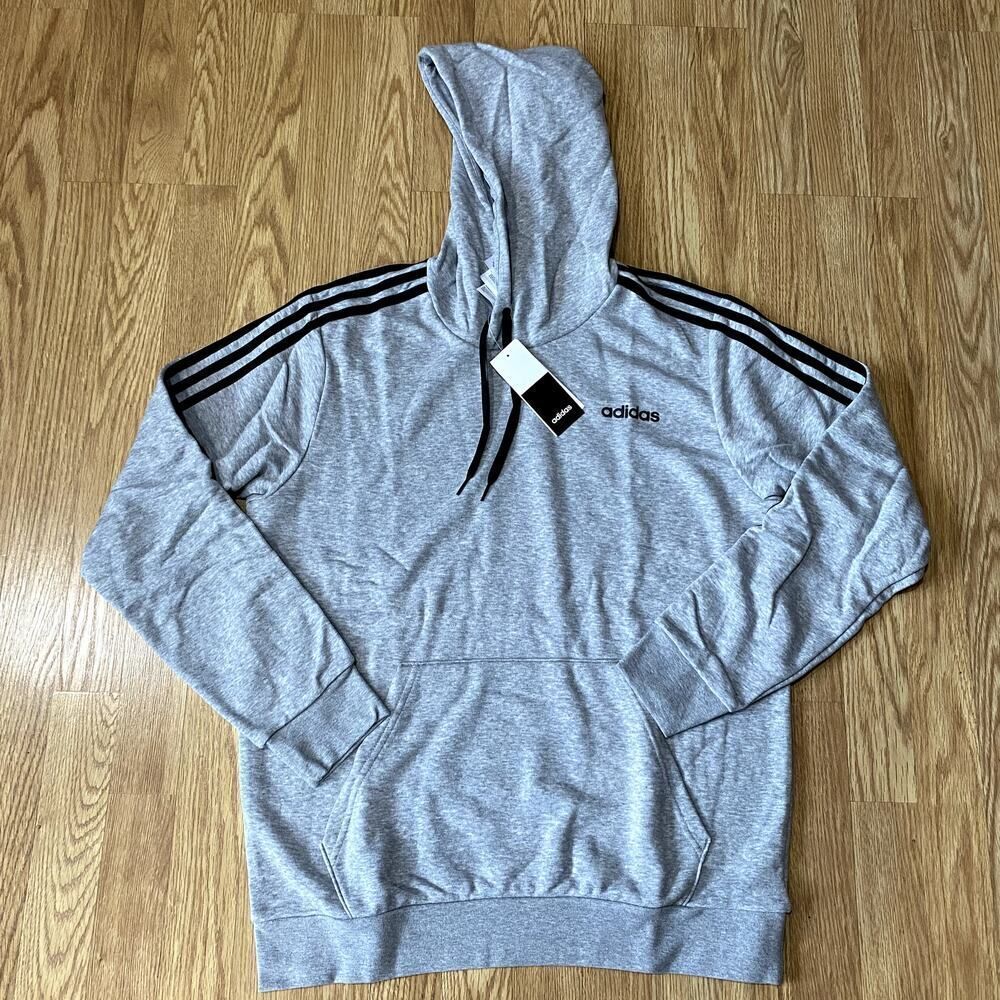 Adidas Multi Sport Hoodie Heather Gray Large